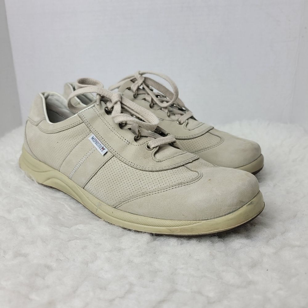 Mephisto Runoff Air-Jet Comfort Shoes Men's Size 10 US Tan Suede Leather